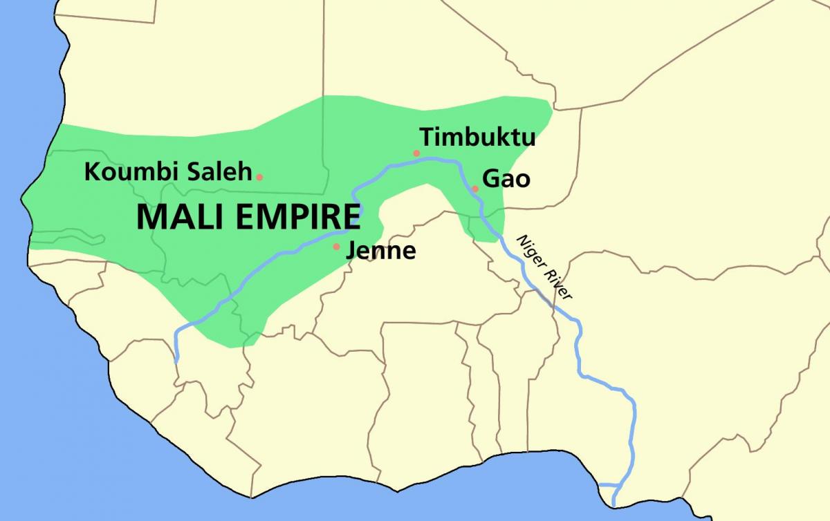království Mali mapě